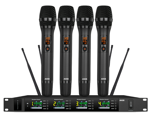 一拖四无线手持话筒